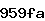 Confirmation Code